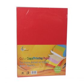 Color Copy/Printing Paper - Red A4 100 Sheets