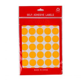 Self-Adhesive Labels - Orange