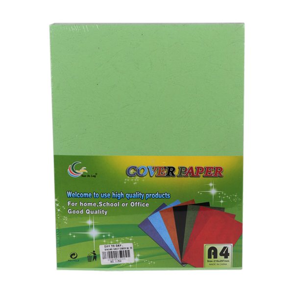 Cover Papers - Green A4 100 Sheets
