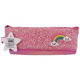 Pink Glitter Pencil Case