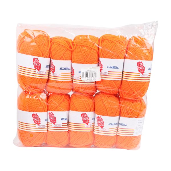 Wool Medium - Orange 10PCS
