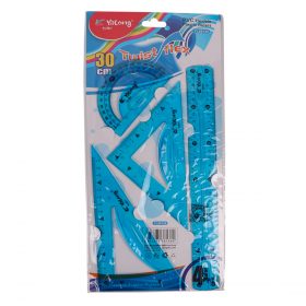Flexible Plastic Rulers - Blue
