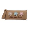 Flowers Pencil Case - Beige