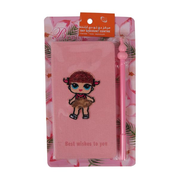 Girls Notebook With Pen