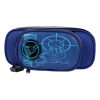 Peace Pencil Case With Lock - Blue
