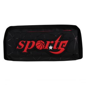 Sports Pencil Case - Black & Red