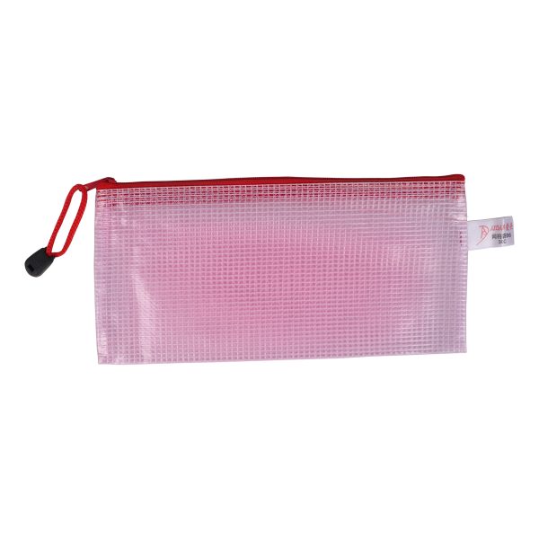 Zip File Bag - B6 Light Red