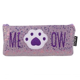 Purple Glitter Pencil Case