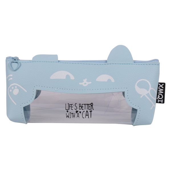 Pencil Case - Clear Light Blue