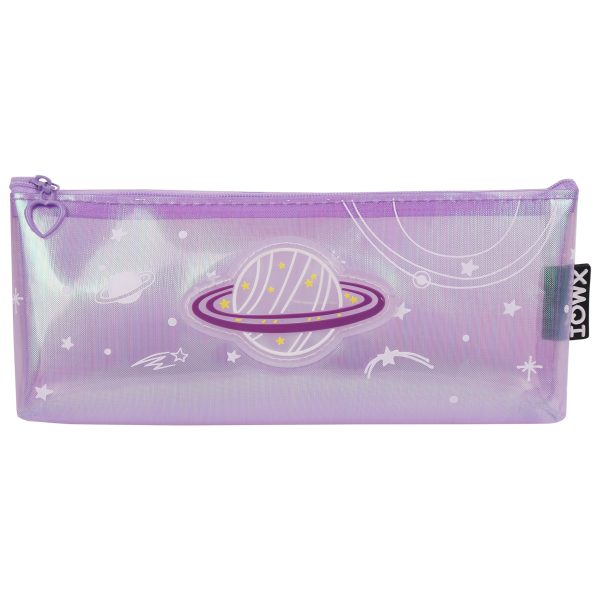 Pencil Case - Clear Purple