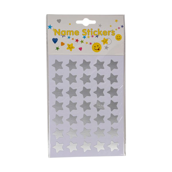 Star Stickers - Silver