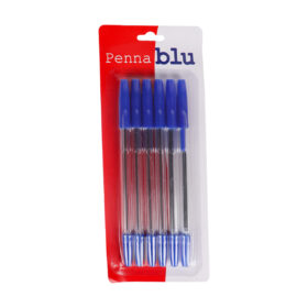 Blue Ball Pen - 6PCS