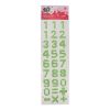 Crystal Number Stickers