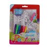 Coloring Set Die Cut Poster