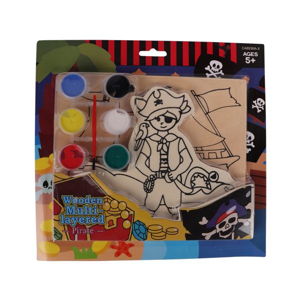 Wooden Coloring Set
