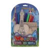 Wooden Canvas Coloring Set