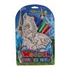 Wooden Canvas Coloring Set