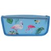 Flamingo Pencil Case - Blue