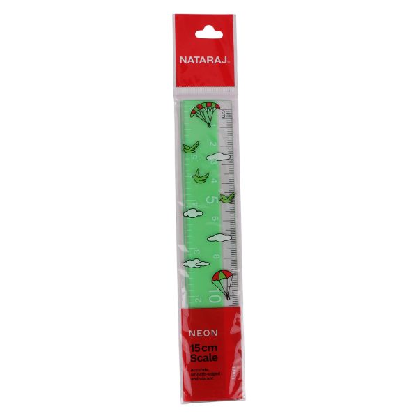 Nataraj Ruler - 15CM Green