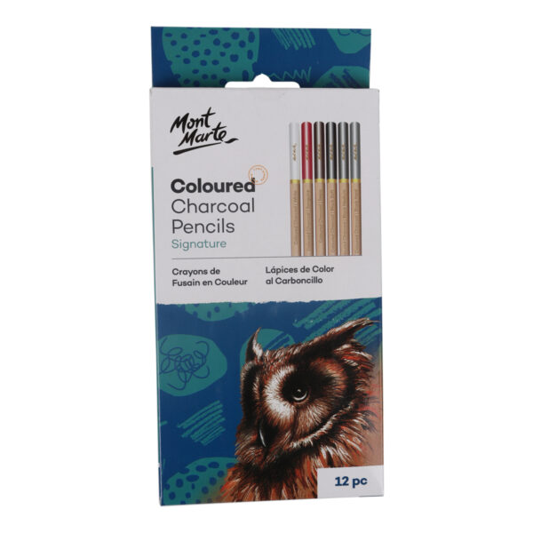 Colored Charcoal Pencils - 12PCS