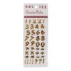 Numbers Stickers - Golden