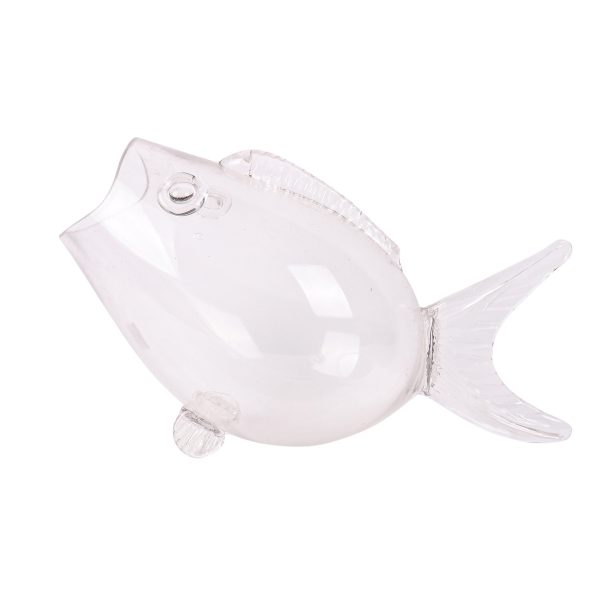 Fish Shaped Glass Vase 38CM