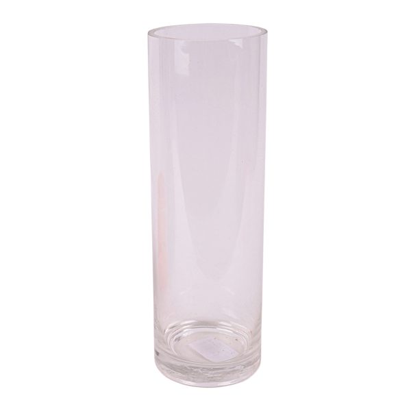 Round Glass Vase 24.5 X 8CM