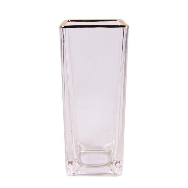 Square Glass Vase 19 X 7.5CM