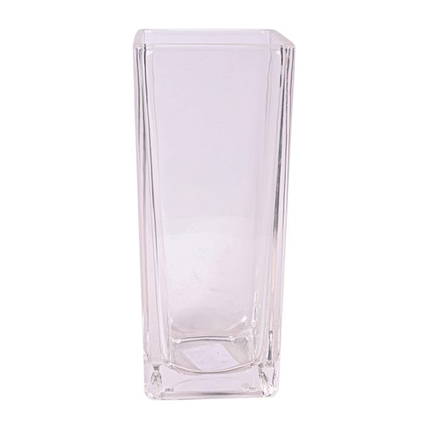 Square Glass Vase 19 X 8CM