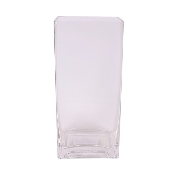 Rectangular Glass Vase 21.5 X 8 X 10CM