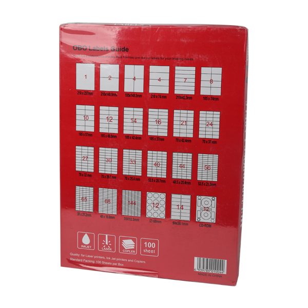 Labels Guide - A4 210X297mm 100 Sheets - Image 2