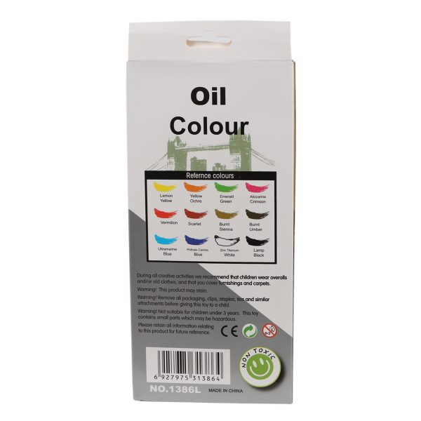Oil Colours - 12 X 12ML - Image 2