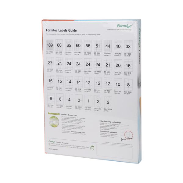 Multi-purpose Labels - 70X37 24 Labels X 100 Sheets - Image 2