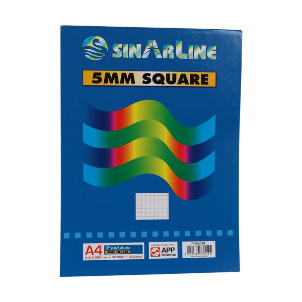 5MM Square - A4 70 Sheets