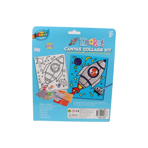 Rocket Canvas Collage KIt - Image 2