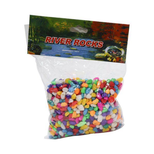 Colored River Rocks