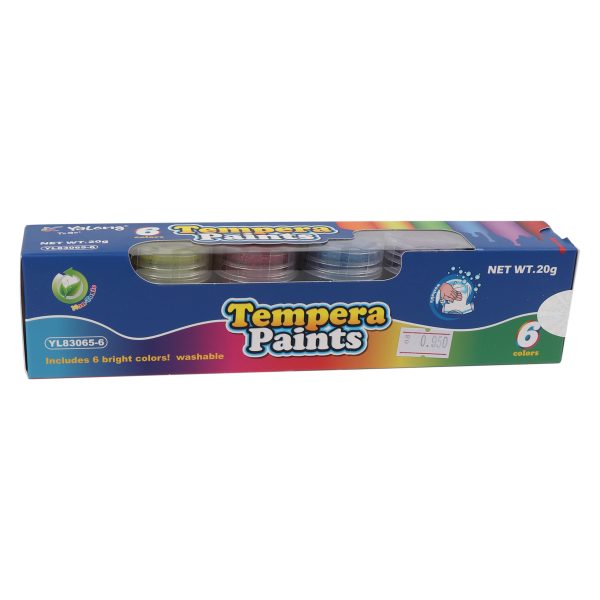 Tempera Paints - 6PCS