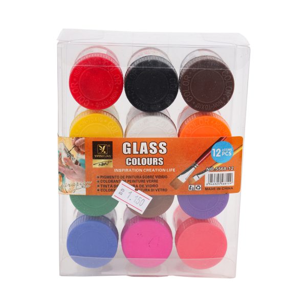 Glass Colours - 12PCS