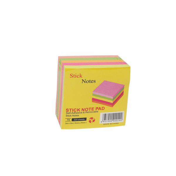 Stick Note Pad - 3" X 3" 320 Sheets