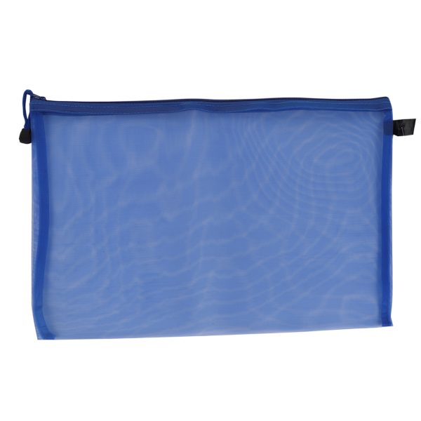 B4 Zip File Bag - Blue