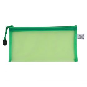 Zip File Small Bag - Green