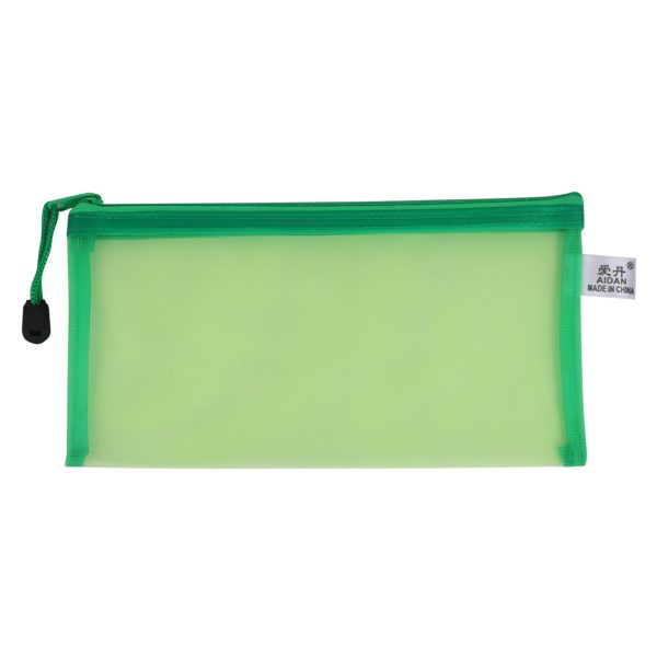 Zip File Small Bag - Green