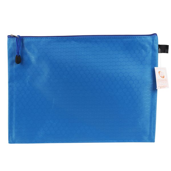 A4 Zip File Bag - Blue
