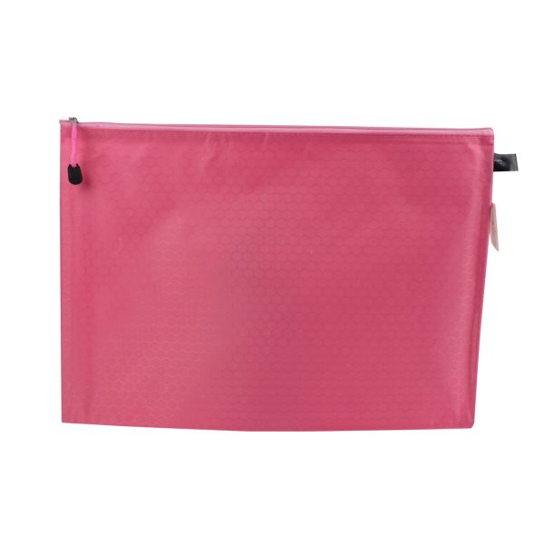 B4 Zip File Bag - Pink