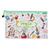 Clear Textured Science File Bag - A3