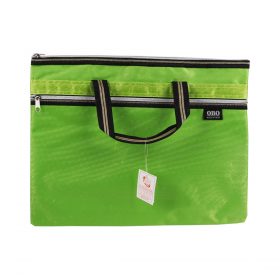 Green File Bag With Handle