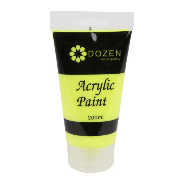 Acrylic Paint - Flash Yellow 200ML