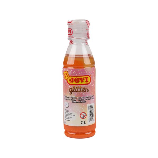Orange Glitter Color - 250ML