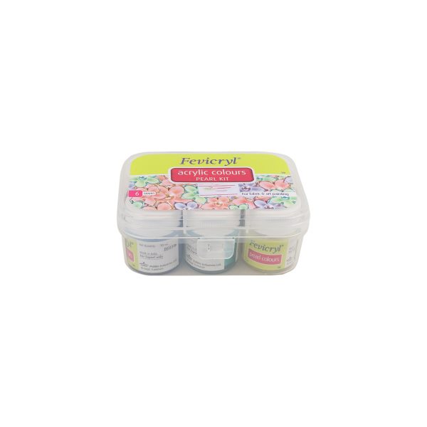 Fevicryl Acrylic Colours - Pearl Kit