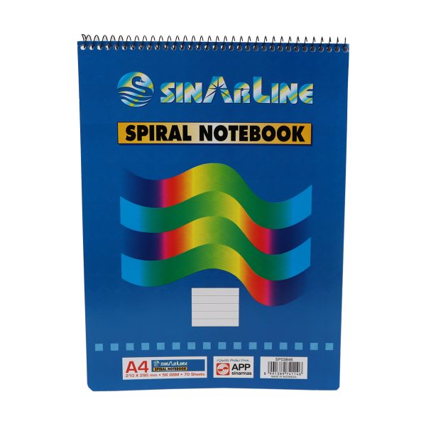 Spiral Notebook - A4 70 Sheets